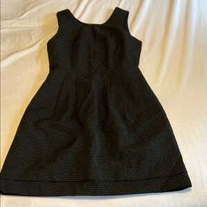 Madewell Black Sleeveless A-line Mini Cocktail Dress